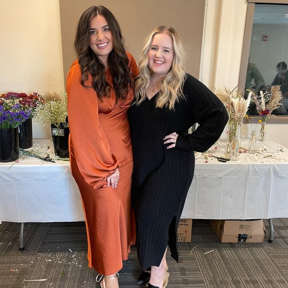 Anthropologie Burnt Orange Backless Long-Sleeve Satin Gown US 12 - Picture 6 of 7